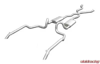 Pypes Exhaust Crossmember-Back X-Pipe Exhaust Split Rear Dual Exit 2.5" No Muffler Chevrolet Impala SS 1994-1996 - SGI10