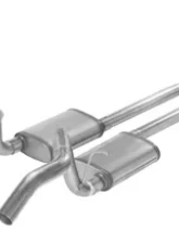 Pypes Exhaust Crossmember-Back H-Pipe Dual Exhaust 2.5" Muffler Catalytic Converter Stainless Steel Chevrolet Nova 1975-1979                                     - SGN945E - Image 4