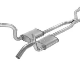 Pypes Exhaust Crossmember-Back H-Pipe Dual Exhaust 2.5