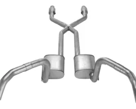 Pypes Exhaust Crossmember-Back X-Pipe Dual Exhaust 2.5