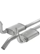 Pypes Exhaust Crossmember-Back X-Pipe Dual Exhaust 2.5" Race Pro Muffler Catalytic Converter Chevrolet Nova 1975-1979                                     - SGN975RE - Image 2