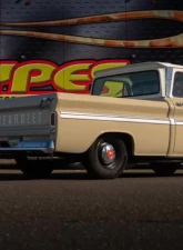 Pypes Exhaust Crossmember Back with H-Pipe Exhaust System Split Rear Dual Exit Violator Muffler GM Truck 1963-1966                                     - SGT74V - Image 2