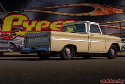 Pypes Exhaust Crossmember Back with H-Pipe Exhaust System Split Rear Dual Exit Violator Muffler GM Truck 1963-1966 - SGT74V