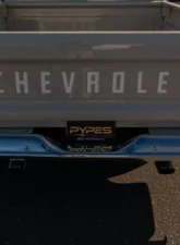 Pypes Exhaust Crossmember Back with H-Pipe Exhaust System Split Rear Dual Exit Violator Muffler GM Truck 1963-1966                                     - SGT74V - Image 3