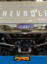 Pypes Exhaust Crossmember Back with H-Pipe Exhaust System Split Side Dual Exit GM Truck 1963-1966                                     - SGT76 - Image 3