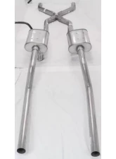 Pypes Exhaust Crossmember Back Exhaust Kit with Street Pro Mufflers GM Truck 2WD 1955-1959                                     - SGT77S - Image 3