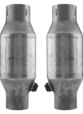 Pypes Exhaust Crossmember-Back H-Pipe Dual Exhaust 2.5" Muffler Catalytic Converter Stainless Steel GM 1975-1987                                     - SGT978E - Image 3