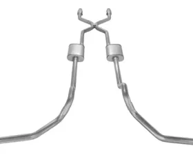 Pypes Exhaust Crossmember-Back H-Pipe Dual Exhaust 2.5