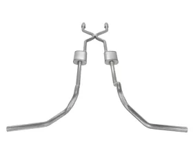 Pypes Exhaust Crossmember Back with H-Pipe Exhaust System GM 1975-1987