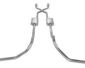 Pypes Exhaust Crossmember-Back X-Pipe Dual Exhaust 2.5