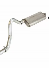 Pypes Exhaust Catback Exhaust Single Rear Exit 2.5" Street Pro Muffler Stainless Steel Jeep Wrangler TJ 1997-2006                                     - SJJ15S - Image 2