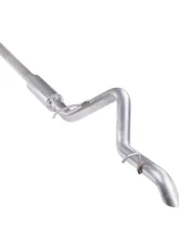 Pypes Exhaust Catback Exhaust High Ground Clearance Single Rear Exit 2.5" Race Pro Muffler Stainless Steel Jeep Wrangler JL 2007-2018                                     - SJJ21R - Image 2