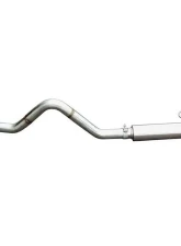 Pypes Exhaust Catback Exhaust High Ground Clearance Single Rear Exit 2.5" Race Pro Muffler Stainless Steel Jeep Wrangler JL 2007-2018                                     - SJJ21R - Image 2