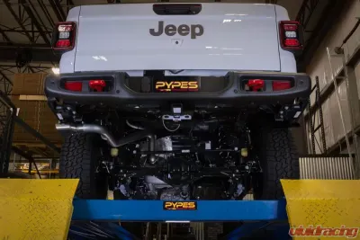 Pypes Exhaust 409 Stainless CatBack Exhaust System w/ Street Pro Muffler Jeep JT Gladiator 2020-2024 - SJJ50S