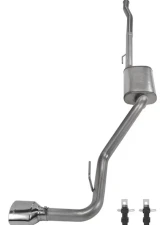 Pypes Exhaust 409 Stainless CatBack Exhaust System w/ Street Pro Muffler Jeep JT Gladiator Rubicon 2020-2024                                     - SJJ51S - Image 5