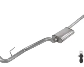Pypes Exhaust Black Powder Coated Cat Back Exhaust System 409 Stainless w/ Street Pro Muffler Jeep JT Gladiator 2020-2024