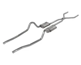 Pypes Exhaust Crossmember Back with H-Pipe Exhaust System Mopar A-Body 1967-1973