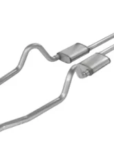 Pypes Exhaust Crossmember-Back X-Pipe Dual Exhaust 2.5" Muffler And Catalytic Converter GM Mopar A-Body 1975-1976                                     - SMA910E - Image 2