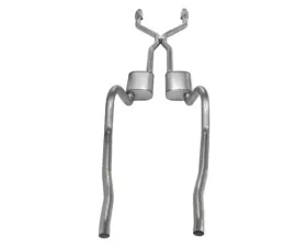 Pypes Exhaust Crossmember-Back H-Pipe Dual Exhaust 2.5