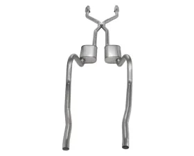 Pypes Exhaust Crossmember Back with H-Pipe Exhaust System Mopar A-Body 1975-1976