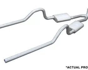 Pypes Exhaust Crossmember-Back X-Pipe Exhaust Split Rear Dual Exit 2.5