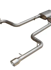 Pypes Exhaust Race Pro Series Catback Dual Exhaust 2.5" Race Pro Muffler 4" Polished Tips Stainless Steel                                     - SMC10R - Image 2