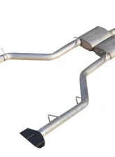 Pypes Exhaust Catback Dual Exhaust 3" Violator Muffler Black Tips Stainless Steel Dodge Challenger V8 SRT8 2008-2014                                     - SMC21VB - Image 2