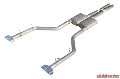 Pypes 2008-2014 Challenger V6 Cat Back Exhaust System w/X-Pipe SMC22S