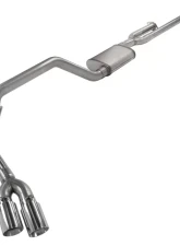 Pypes Exhaust Catback Exhaust System 14-20 Split Side Dual Exit 2.5" Intermediate And 3" Tail Pipe Race Pro Mufflers/Hardware Incl Tip Incl                                     - STT10R - Image 5