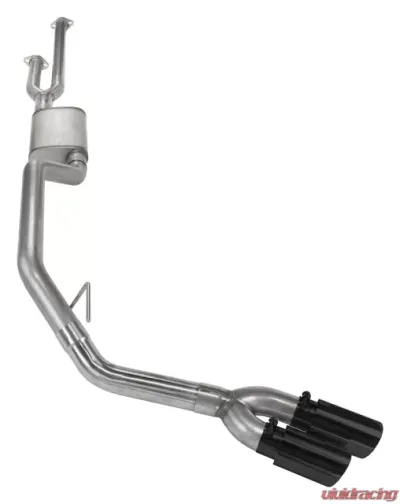 Pypes Exhaust Catback Exhaust System 14-20 Split Side Dual Exit 2.5" Intermediate And 3" Tail Pipe Race Pro Mufflers/Hardware Incl Black Tip Incl - STT10RB