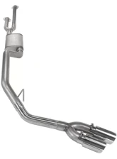 Pypes Exhaust Catback Exhaust System 14-20 Split Side Dual Exit 2.5" Intermediate And 3" Tail Pipe Street Pro Mufflers/Hardware Incl Tip Incl                                     - STT10S - Image 5