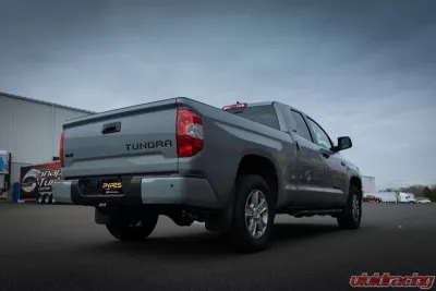 Pypes Exhaust Catback Exhaust System 14-20 Split Side Dual Exit 2.5" Intermediate And 3" Tail Pipe Violator Mufflers/Hardware Incl Black Tip Incl - STT10VB