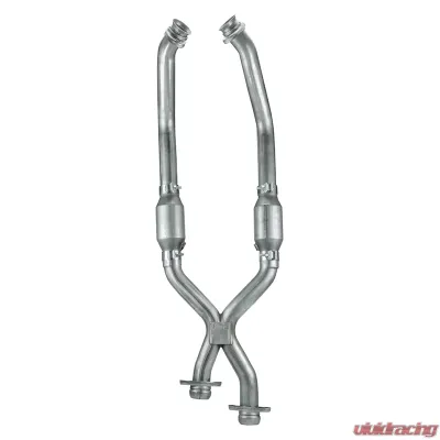 Pypes Exhaust X-Pipe Kit 2.5" Catalytic Converter Polished Stainless Steel Ford Mustang GT | LX - XFM30E