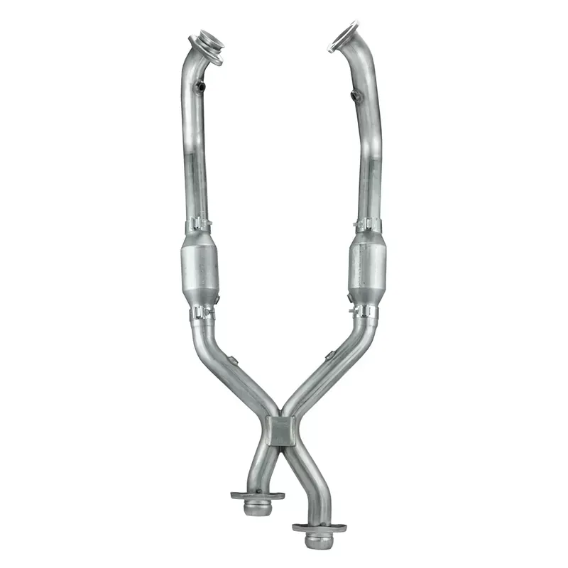 Pypes Exhaust X-Pipe Kit 2.5" Catalytic Converter Stainless Steel Ford Mustang 96-98 - XFM33E