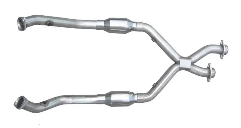 Pypes Exhaust X-Pipe Kit 2.5" Catalytic Converters Stainless Steel - XFM39