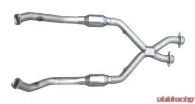 Pypes Exhaust X-Pipe Kit 2.5" Catalytic Converters Stainless Steel - XFM39