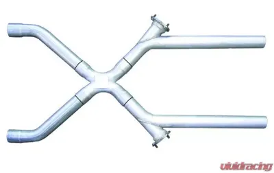 Pypes Exhaust X-Pipe Kit 2.5" Crossover 3" Collector Flange At Each Of The Cutouts Stainless Steel - XVX10