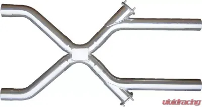 Pypes Exhaust Xchange X-Pipe Crossover Kit 3" Hardware Inc Polished Stainless Steel - XVX13S