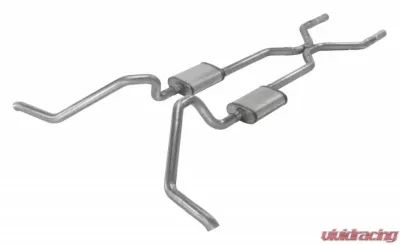 Pypes Exhaust 2.5" H-Bomb without Mufflers MOPAR GM B-Body 1965-1970 - SGB40