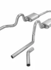 Pypes Exhaust 2.5" H-Bomb with Street Pro Mufflers Chevrolet Bel Air 1955-1957                                     - SGC40S - Image 3