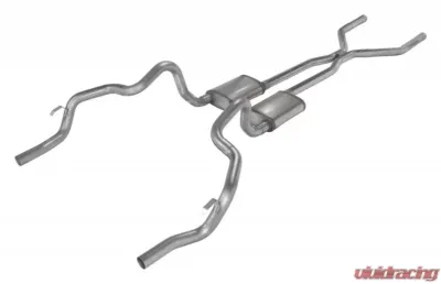 Pypes Exhaust 2.5" H-Bomb without Mufflers GM F/X-Body Crossflow 1970-1974 - SGF41