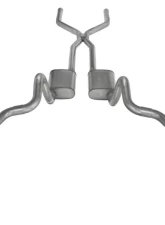 Pypes Exhaust 2.5" H-Bomb without Mufflers GM F/X-Body Crossflow 1970-1974                                     - SGF41 - Image 2