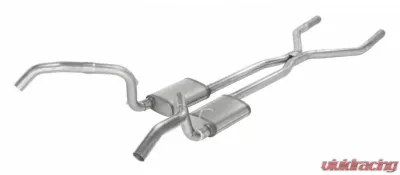 Pypes Exhaust 2.5" H-Bomb without Mufflers GM F-Body 1967-1969 - SGF42