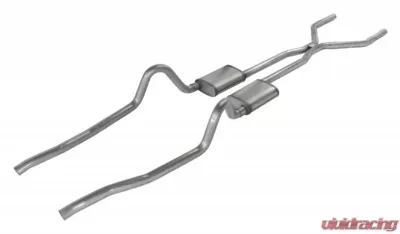 Pypes Exhaust 2.5" H-Bomb without Mufflers MOPAR A-body 1967-1973 - SMA40