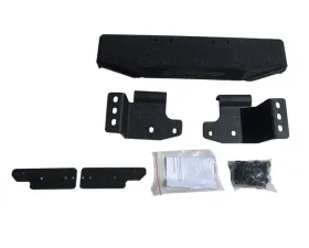Engo Jeep JK Winch Mount 07-18 Wrangler JK Steel Black Powdercoat