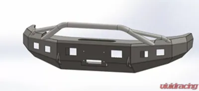Engo Silverado Front Winch Bumper w/Bull Bar 11-14 Chevy Silverado 2500/3500 - 68-C11-14BB