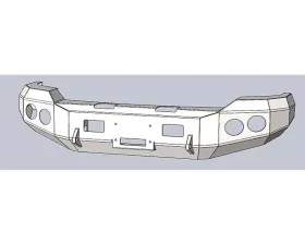 Engo Ram Front Winch Bumper 03-05 Dodge Ram 2500/3500