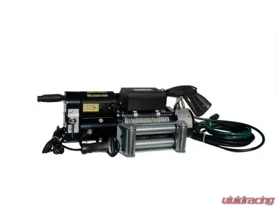 Engo Electric Winch 10,000 LB (4536kg) 12 Volt W/Pressure Washer - 77-PW10000