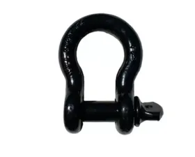 Engo D-Ring Shackle 7/8 Inch Black Powdercoat