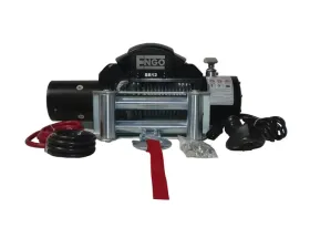Engo Electric Winch 12,000 LB (5443kg) 12 Volt Black Satin Finish SR12 Model